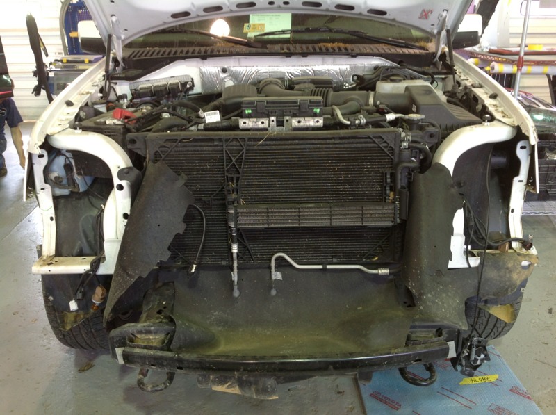 Tear down of a car mid-repair in warrenton