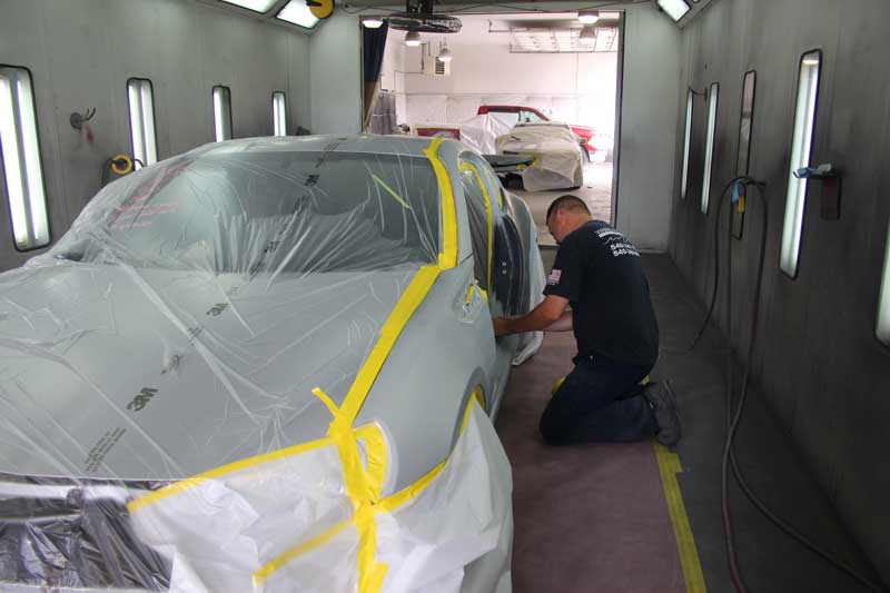 The final prep phase for automobile repairs in warrenton