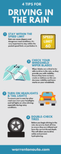 4 Tips For Driving In The Rain - Warrenton Auto Service